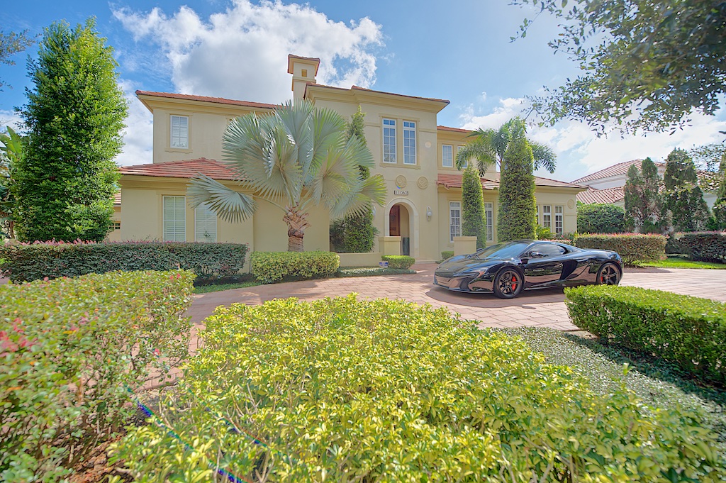 Lake Butler Sound Modern Home with Courtyard Pool Masters Realty